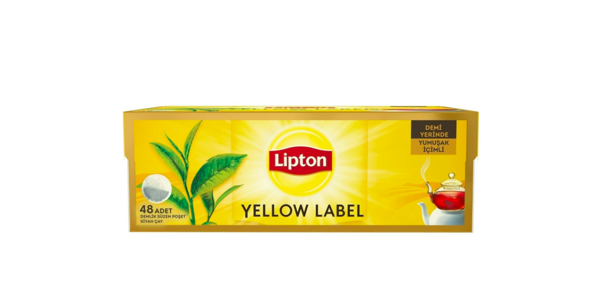 Lipton Yellow Label Demlik Poşet Çay 48'li 